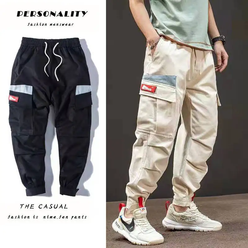

Multi Pockets Cargo Pants Mens Military Tactical Cargo Pant Men Workout Sweatpants Quality Cotton Casual Trousers Hip Hop Pants