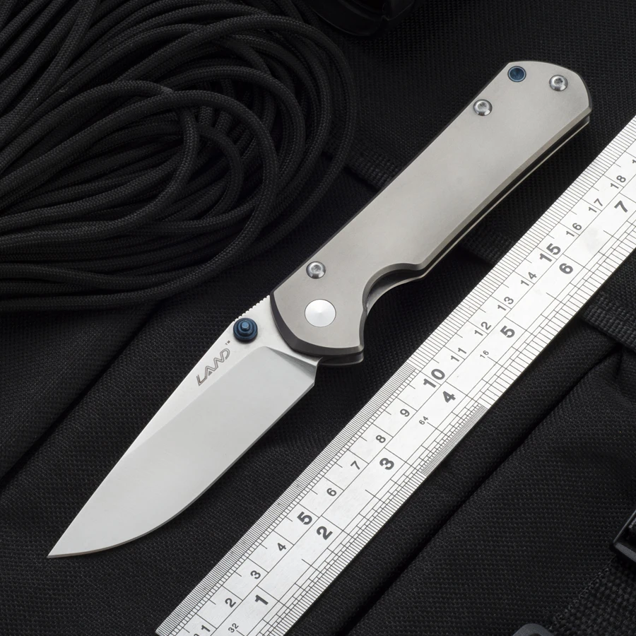 M390 Land 910 титановый складной нож с лезвием лезвие керамическим подшипником