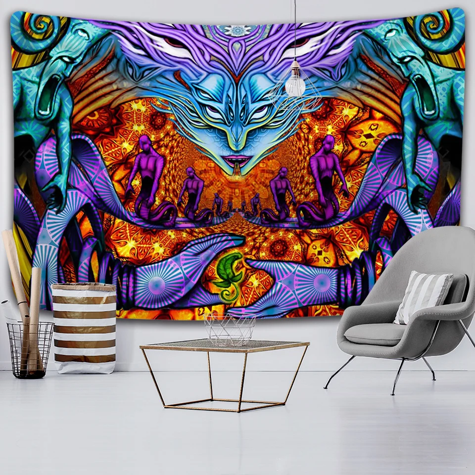 Чужой классное эстетическое настенный монстров и скелеты психоделические