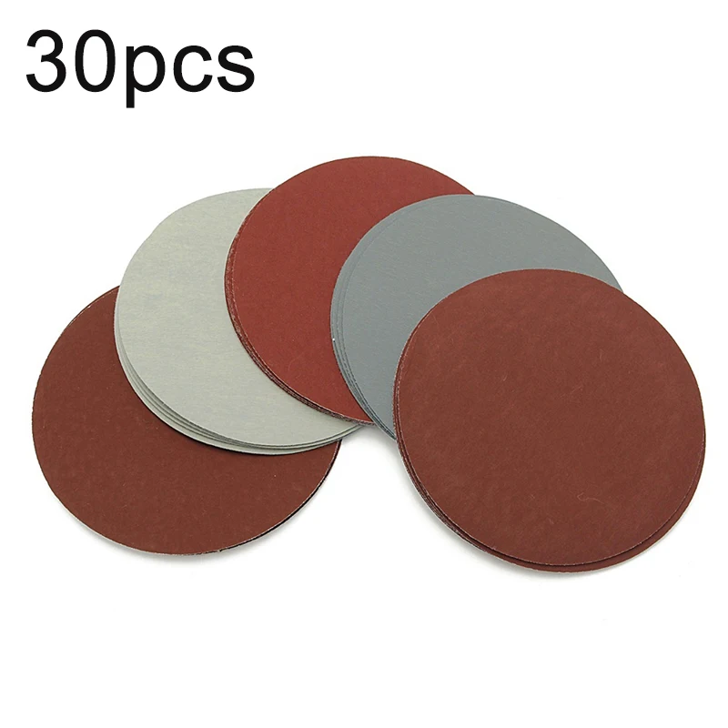 

30pcs Sanding papers 125mm Woodworking Polishing Finishing Detailing Sander
