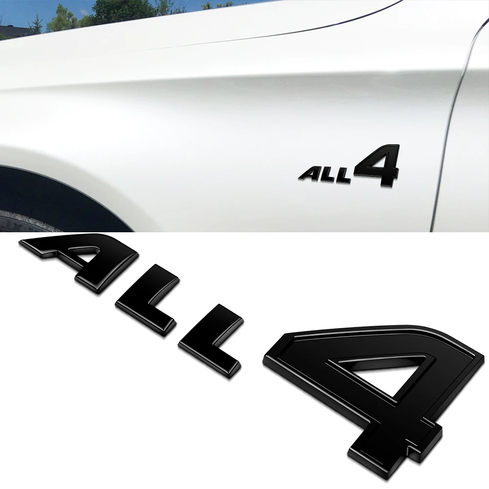 

Black ALL 4 Emblem Side Sticker For BMW MINI COOPERS JCW F56 F58 F54 F55 F57 F60 CLUBMAN COUNTRYMAN All4 Rear Sticker