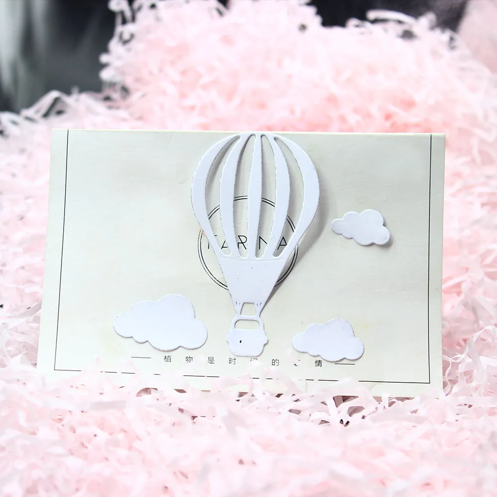 Металлический трафарет с изображением воздушного шара облака для сделай сам