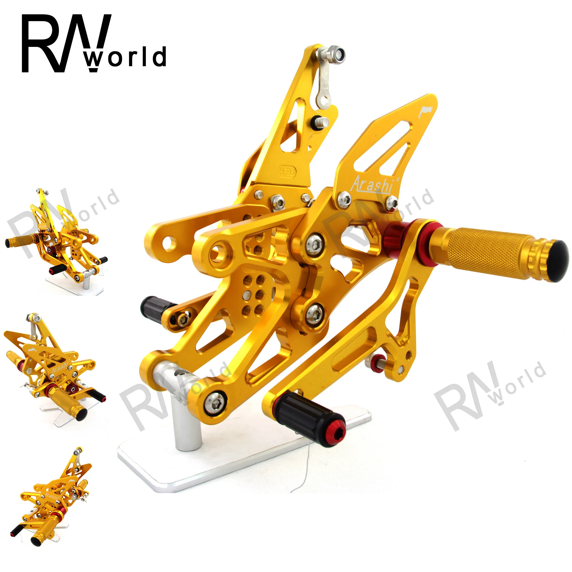 Мотоциклетная задняя подставка для ног YAMAHA YZF R1 07-08 ЧПУ алюминиевая регулируемая