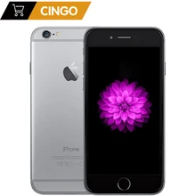 Разблокирована Apple iPhone 6 1 ГБ Оперативная память 4.7 дюймов iOS Dual Core 1.4 ГГц 16/64/128 ГБ встроенная память 8.0 МП Камера 3G WCDMA 4 г LTE использовать мобильный телефон