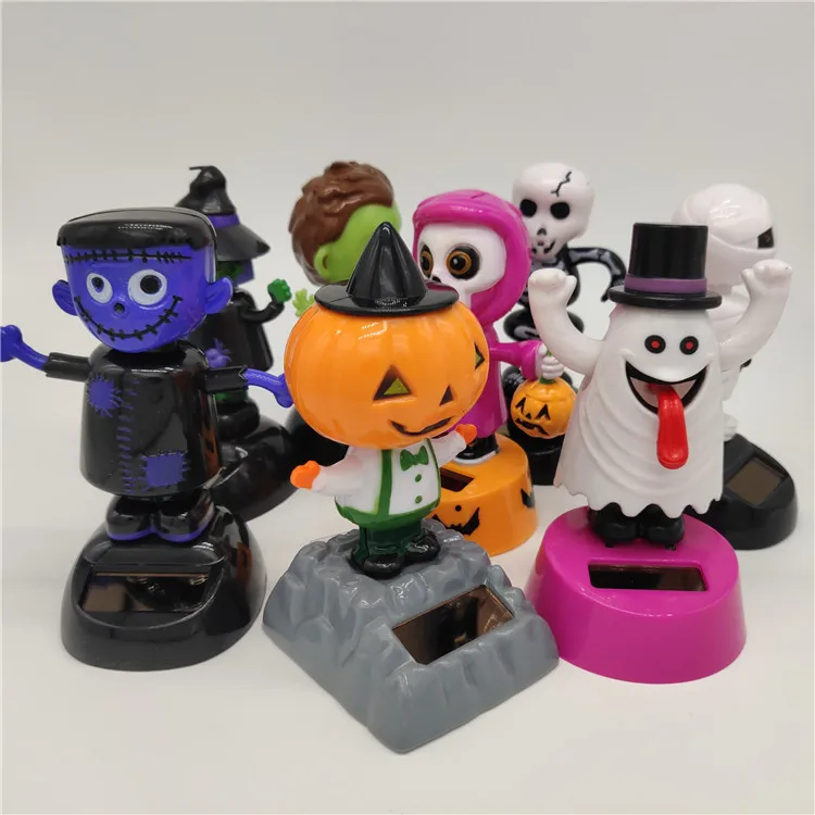 Solar Powered Halloween Swinging Dancing Animated Bobble Toy Gift Novelty Happy Girls Toys For Children |