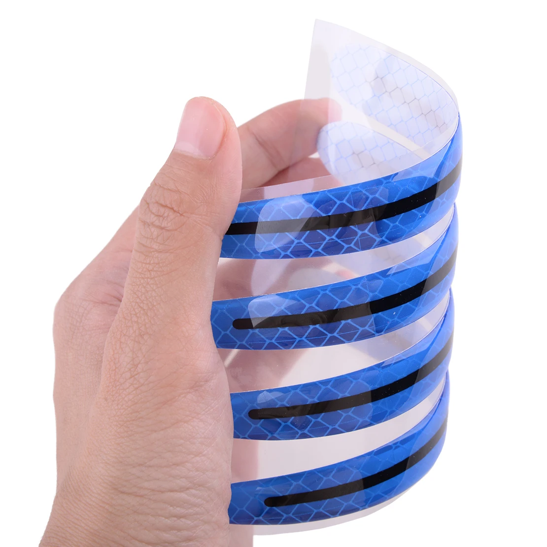 

High Quality 4Pcs/Set Universal 3D Car Door Handle Protective Film Warning Sticker Safety Reflective Decoration