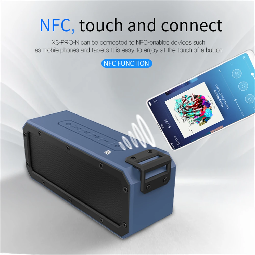 Cyboris 40 Вт 6600 мАч портативный открытый IP67 Водонепроницаемый NFC Сабвуфер стерео TWS беспроводной Bluetooth динамик тип-c аудио DSP звук