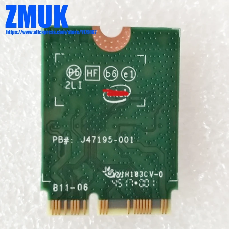 Двухдиапазонная Wi-Fi карта Intel 9560NGW 802.11ac 2 4G/5 ГГц 1 73 Гбит/с BT 5 0 для Lenovo LEGION Y530 Y730 Series