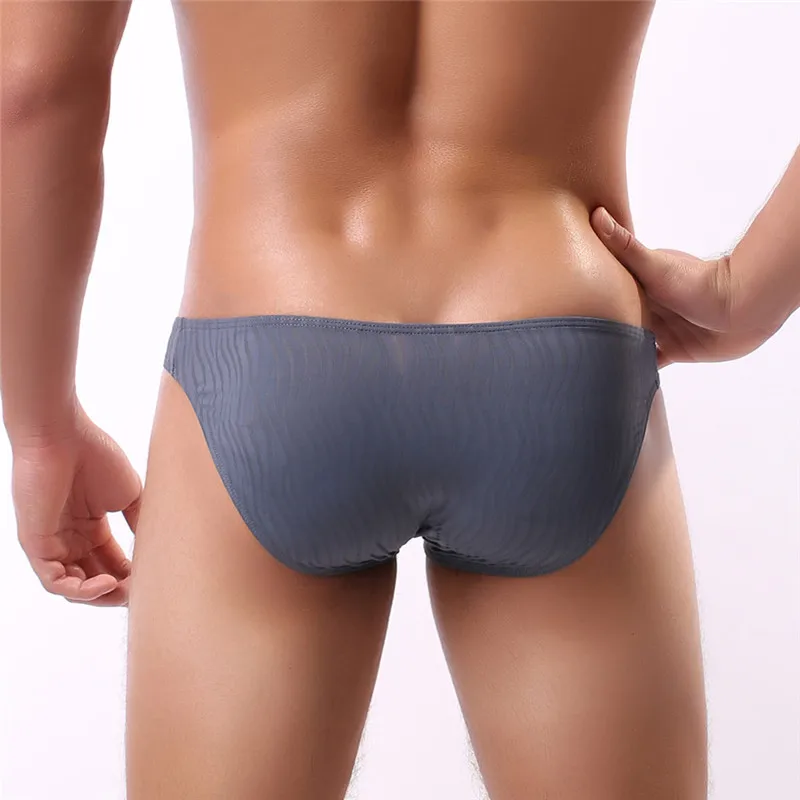 3PCS/Lot Men's underwear Sexy Front Convex Men's Briefs Comfortable Breathable Elastic Bag High Quality Underwear Men Briefs
