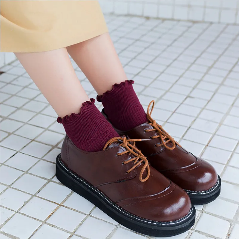 Уличная одежда Яркие цвета Женские розовые носки Kawaii Mujer Calcetines Японский