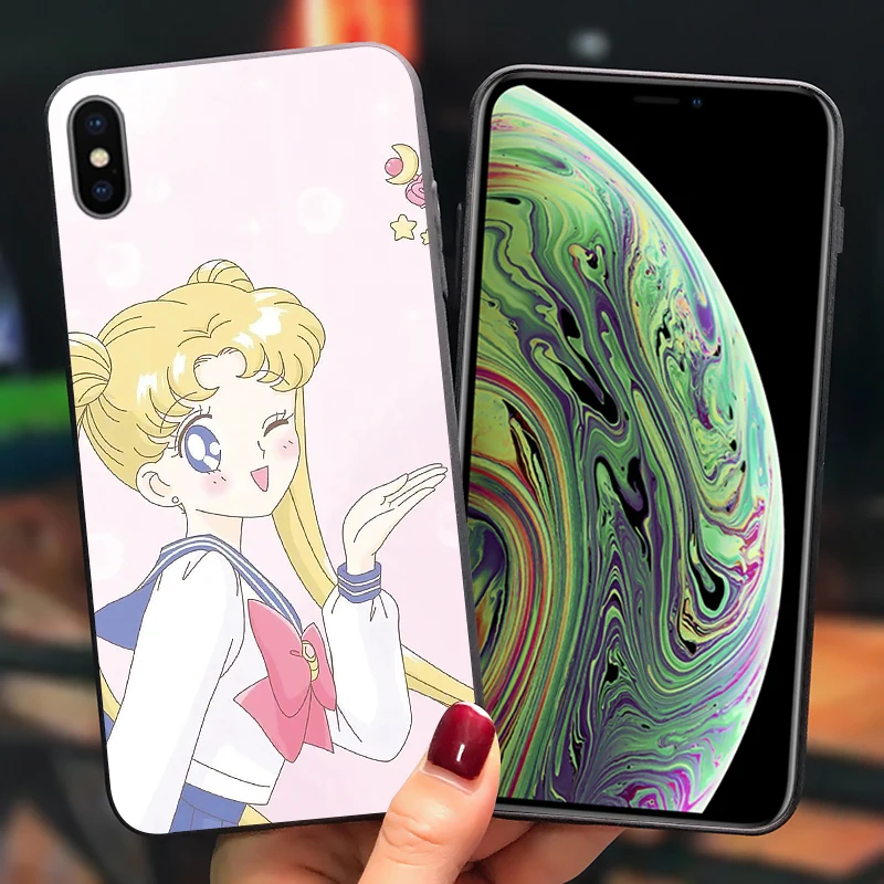 Чехол для телефона Sailor Moon girl Для huawei P20 P10 P9 P8 Lite 2017 Мягкая силиконовая задняя