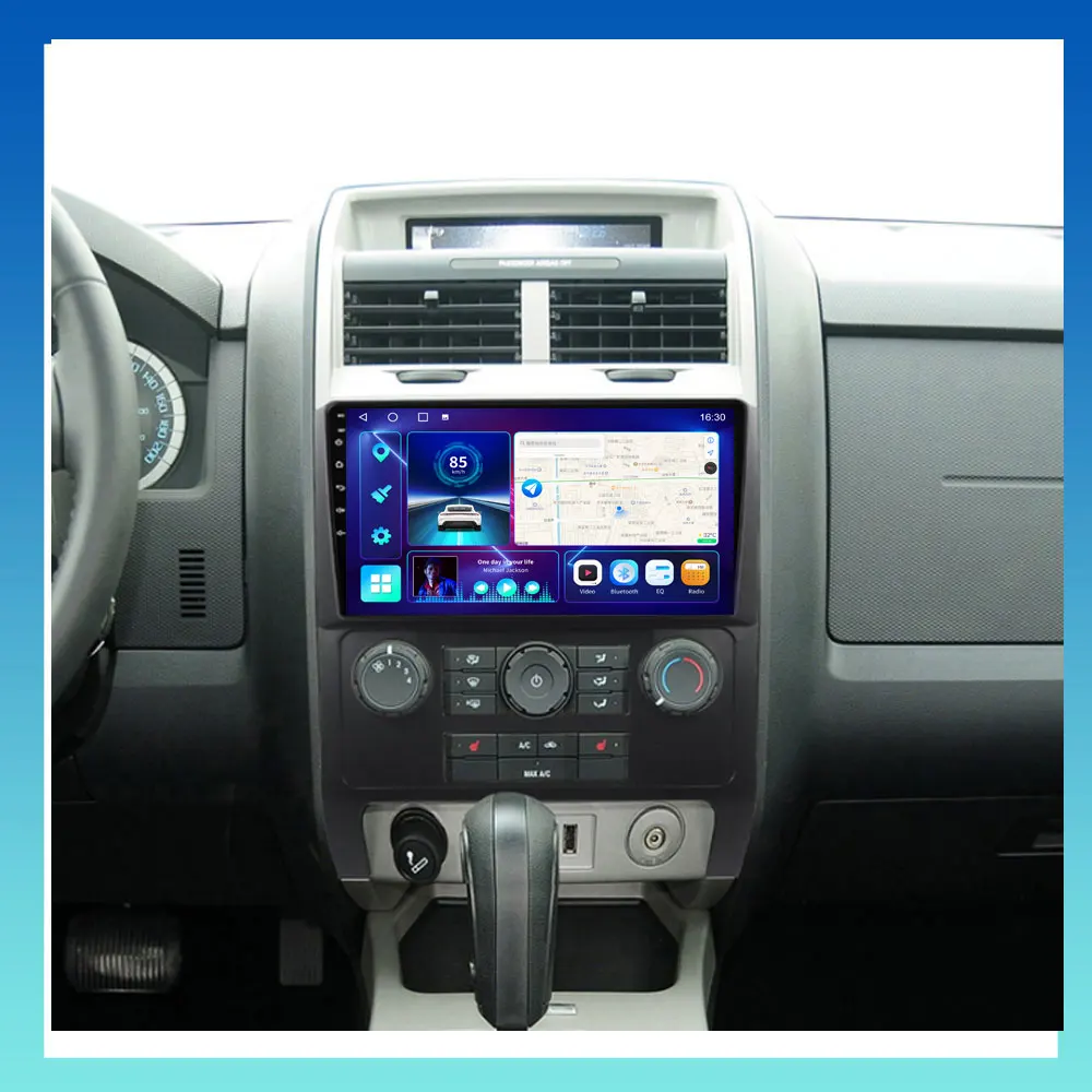 $122.39 JUSTNAVI Android 10 Smart Car Radio For Ford Escape 2007 - 2012 GPS Video Multimedia Stereo Auto Player Carplay IPS No 2din DVD