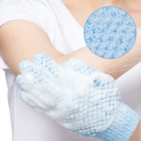 100nylon soft bath exfoliating glove remove dead skin purifying skin whitening purse to remove dirt hammam