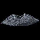 100 шт.лот белые пластиковые водонепроницаемые чехлы для обуви, защита для пола в дождливый день, толстые чистящие бахилы, одноразовые бахилы