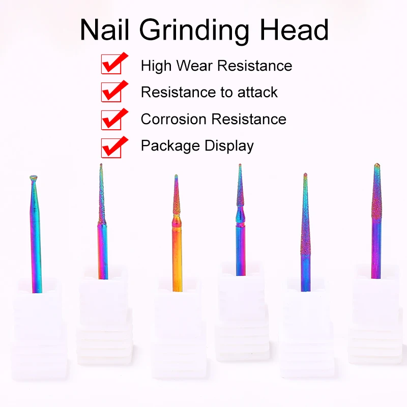 

KALIBUR 1PCS Nail Grinding Head Nail Drill Bits Nail Polishing Tools Nail Mill Cutter For Nail File Machine Nail Art Tools