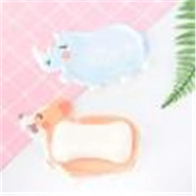 Экологичный мягкий резиновый держатель для мыла в виде животных полка хранения