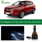 Xlights для Hyundai Tucson 2005 2006 2007 2008 2009 2010 2011 2012 2013 светодиодные лампы ближнего света фары Canbus без ошибок супер яркий авто светодиодный свет аксессуары 12 В 24 В 6000 К