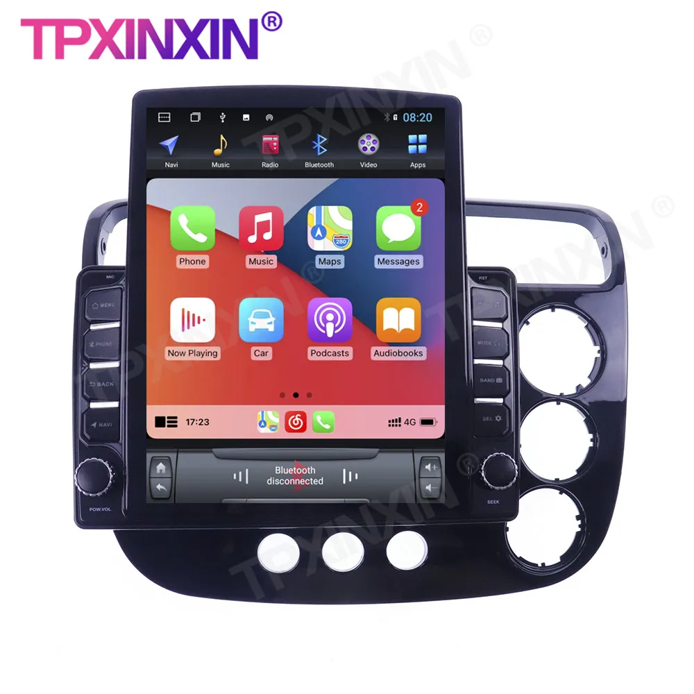 구매 무선 카플레이 터치 스크린 범용 스테레오 수신기 자동차 라디오 플레이어 라디오, 혼다 시빅 128-2000 RHD 안드로이드 2005 6 + 10.0G