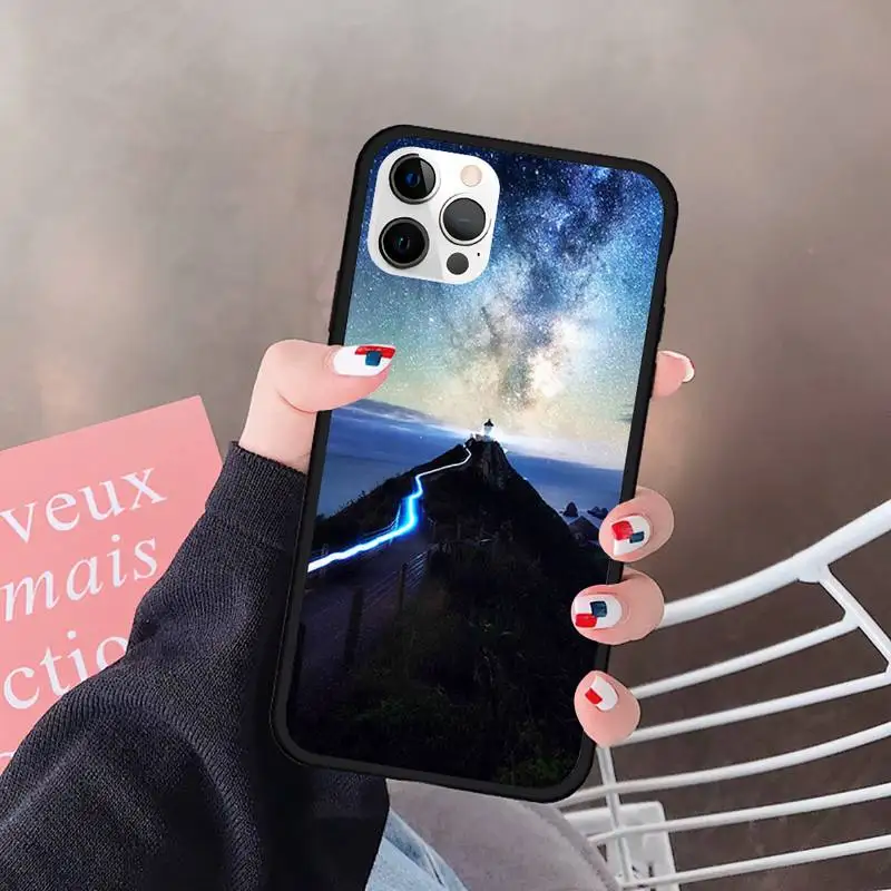 

Starry Sky Universe Phone Case For Iphone 5 5S SE 6 6s 7 8 plus X Xr XS 11 12 Mini Pro Max Cover Fundas Coque