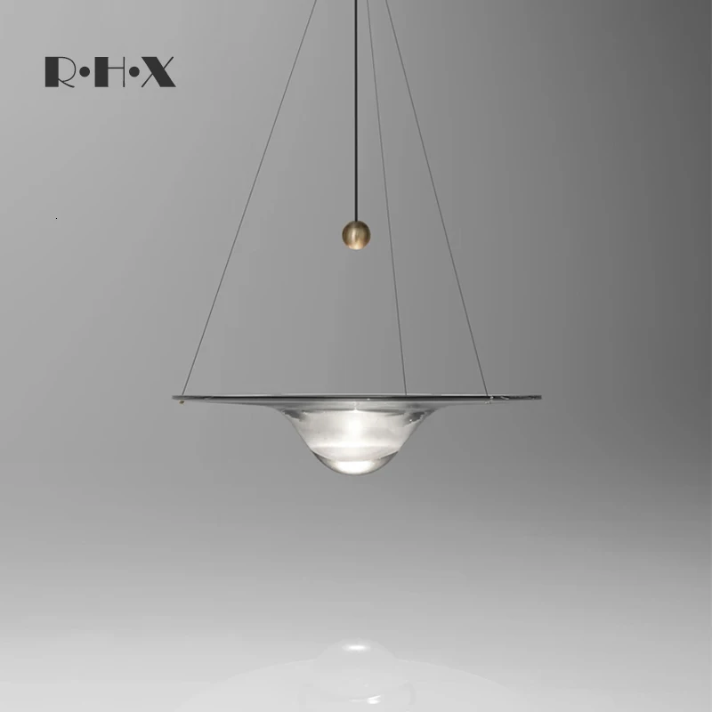 Стеклянная люстра с барной стойкой маленькая одной головкой оригинальная