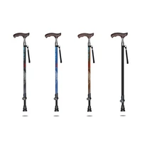219g ultralight carbon fiber wood t handle walking sticks for tourism cane trekking nordic walking pole hiking crutches outdoor