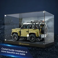 acrylic display box for 42110 land rover defender building blocks display case not include the model