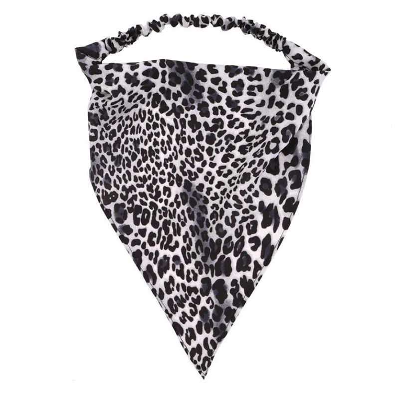 

Women Polyester Bandana Hairband Biker Sports Headwear Wrist Hairwrap Double Sided Head Wrap Scarf Vintage Triangle Hairbands