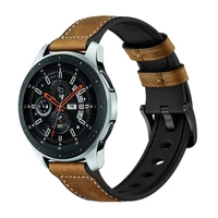 22mm 20mm leather strap silicone strap for huawei watch 3samsung galaxy watchactive 2 menwomen bracelet band for amazfit gtr