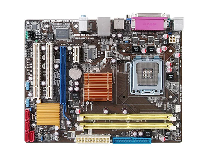 Материнская плата LGA 775 ASUS P5QPL-AM для Intel G41 DDR2 P5QPL AM для настольных ПК материнская плата uATX USB2.0 PCI-E X16 системная плата