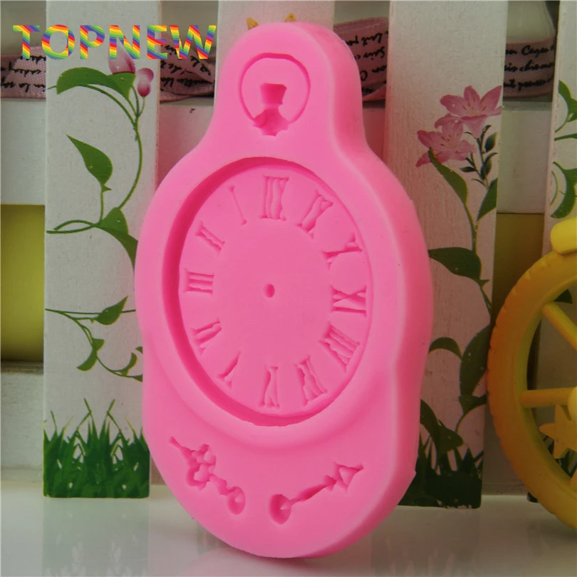 Часы в стиле стимпанк карманные часы силиконовая форма помадка торт украшение