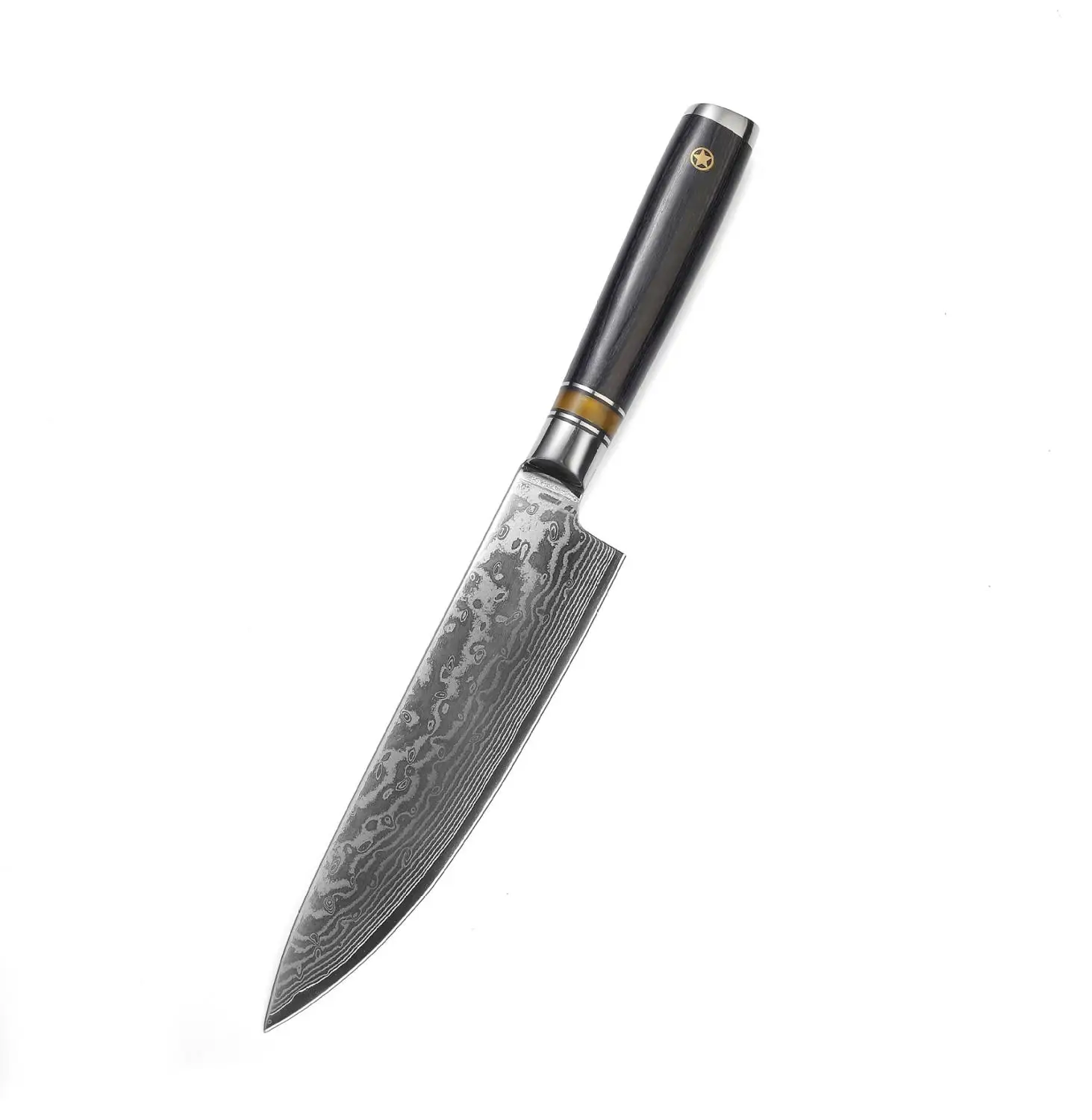 Дамасская нержавеющая сталь домашняя кухня японская нож край острый для мяса