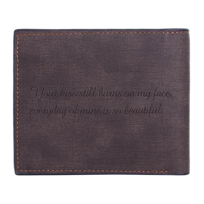 Индивидуальный бумажник с изображением повседневный короткий индивидуальный Rfid