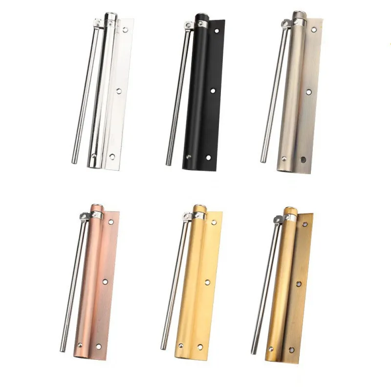 Регулируемая дверная автоматическая защелка пружинный шарнир из нержавеющей