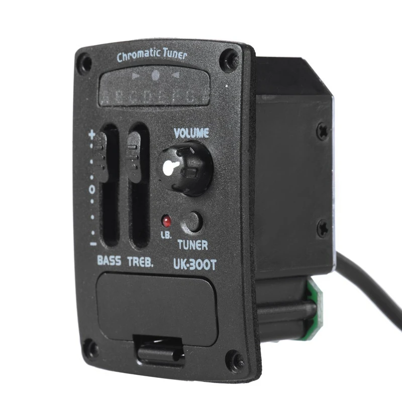 

Uk-300T Ukulele Piezo Pickup Preamp 2-Band Eq Equalizer Ukelele Pickups Tuner System