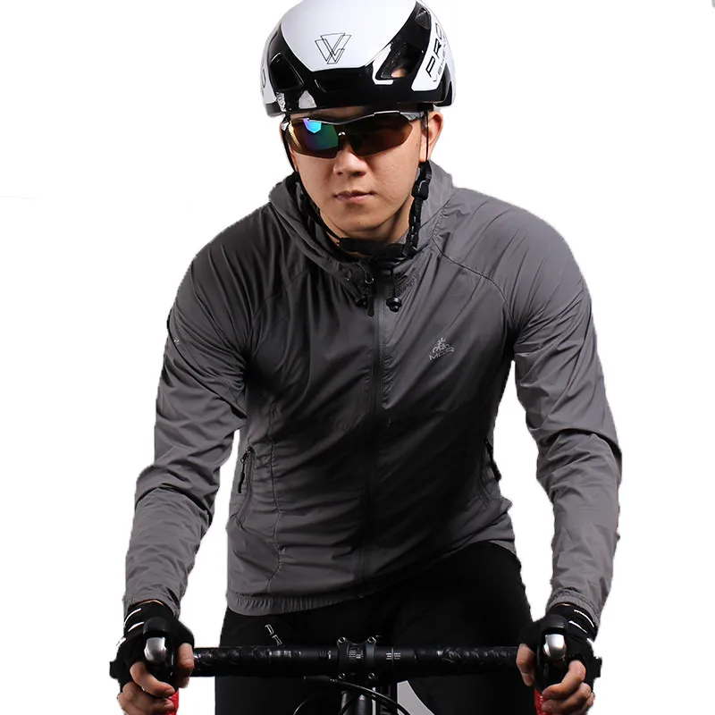 

Ultra-light Hooded Thin Bicycle Jacket Unisex Bike Windproof Coat Road MTB Aero Cycling Wind Coat Men Clothing Quick Dry Jackets