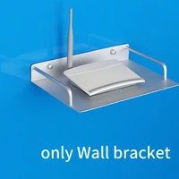 router holder tv box shelf practical wall mount single layer stand rack accessories dvd player mini pc home space saving bracket