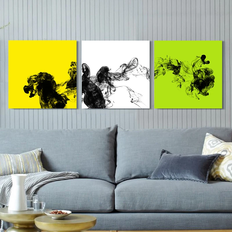 

Nordic Style Poster and Prints Splash Ink Canvas Painting Home Bar Coffee Wall Modern Art Pictures for Living Room Decoration