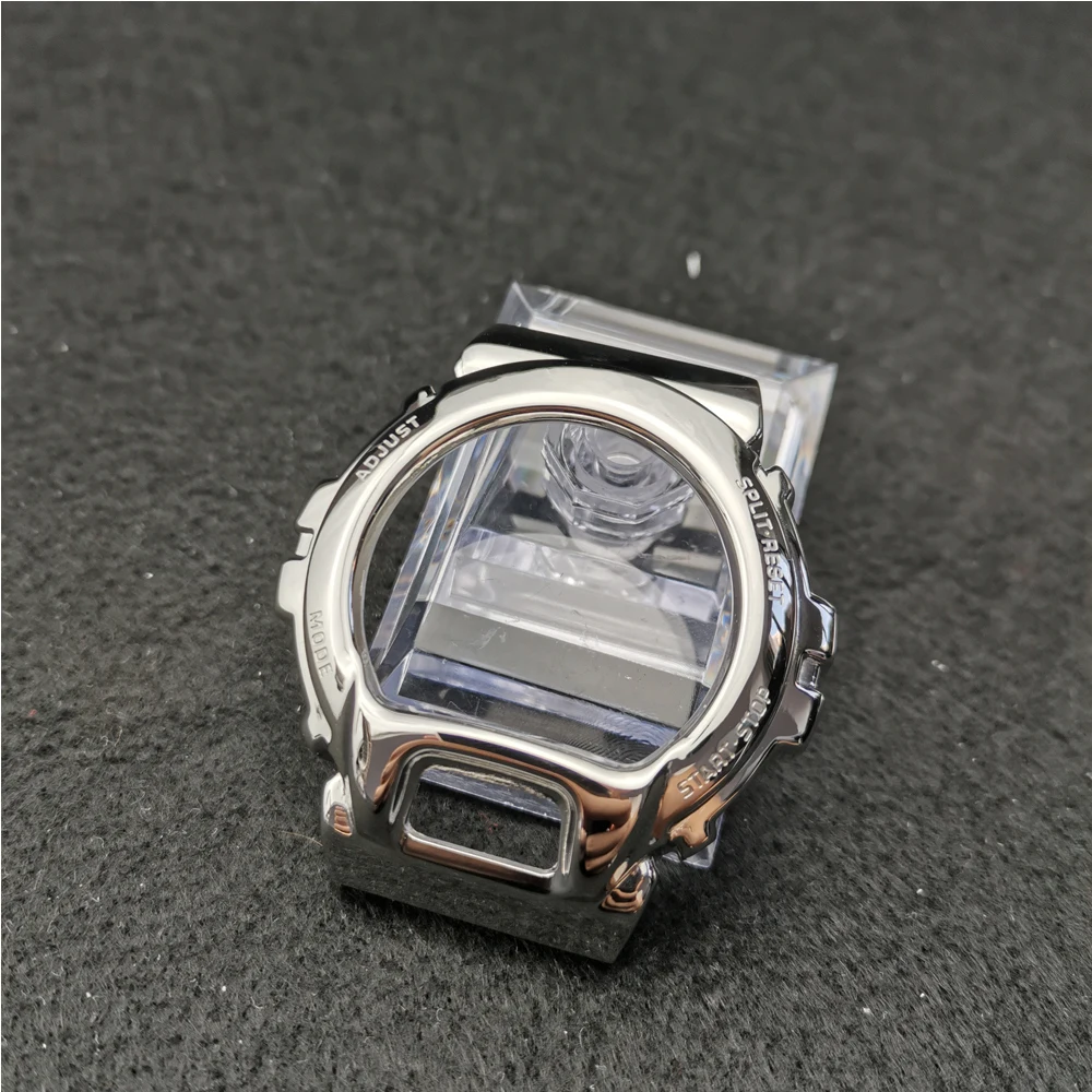 Серебристый металлический ремешок DW6900 из нержавеющей стали для наручных часов и