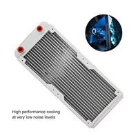 g41 thread heat exchanging sink part computer components 18 tubes aluminum computer water cooling cooler radiator