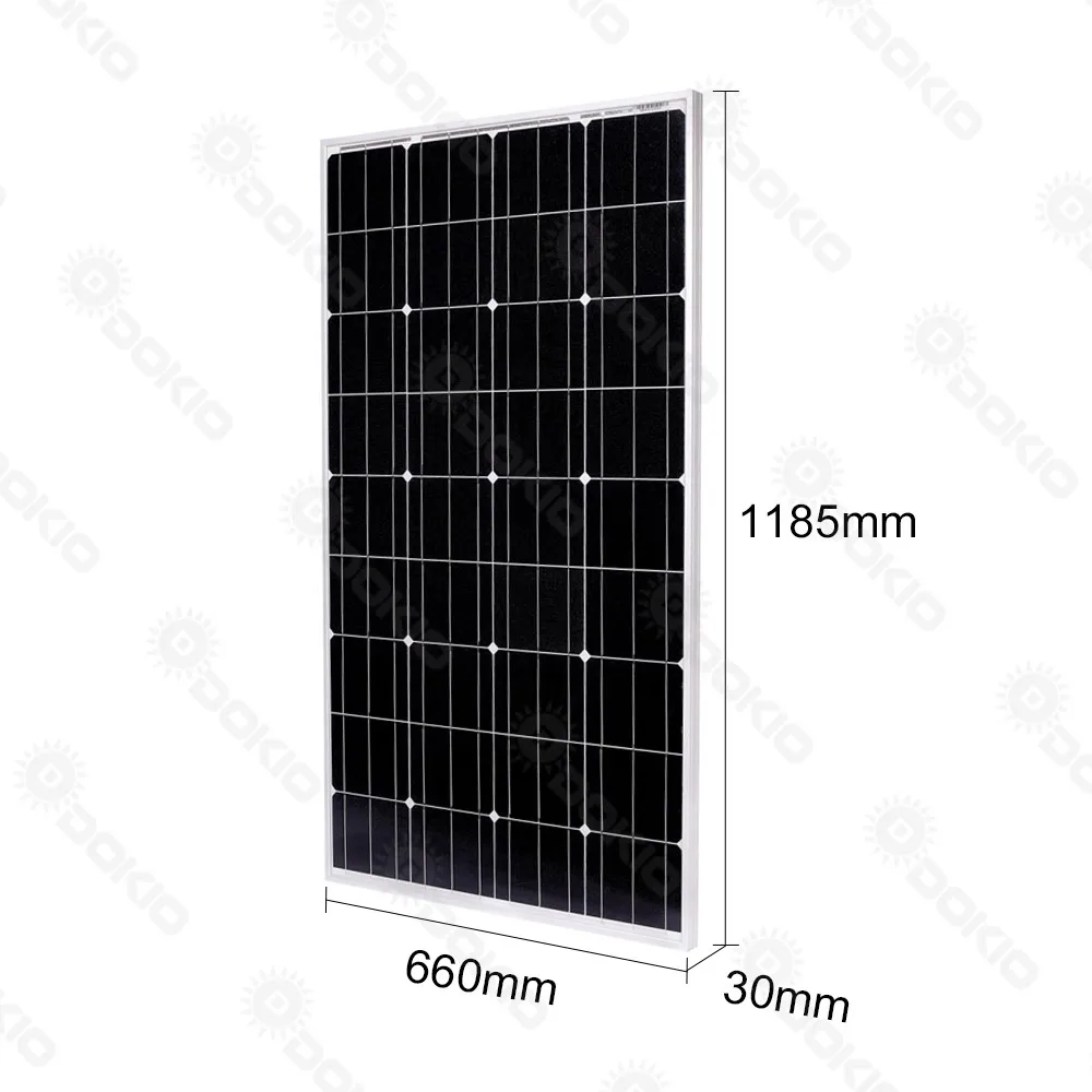 Dokio 600 Вт монокристаллическая Кремниевая солнечная панель 18V окончательной