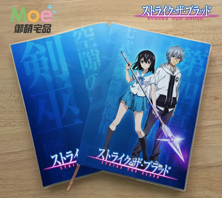 

Anime Strike The Blood Figure Student Writing Paper Notebook Delicate Eye Protection Notepad Diary Memo Gift