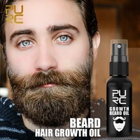 purc beard growth oil men anti hair loss grow moustache essence oil thicker fuller gentlemens beard hair extension pro 30ml