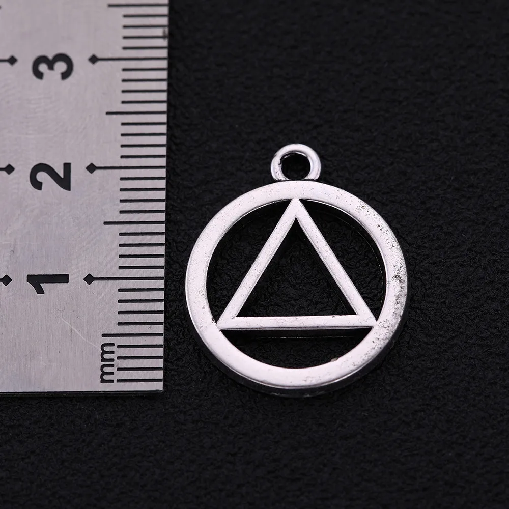 LIKGREAT Сакральная Геометрическая круглая треугольная алкоголичка Anonymous Charm Pendnat