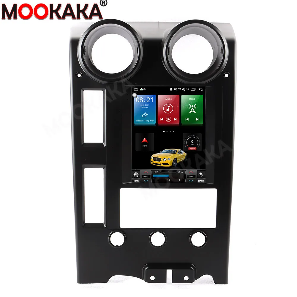 

Tesla style Touch screen 4+64G Android 9.0 Car Multimedia Player For Hummer H2 2004-2009 car GPS Audio Radio stereo BT head uni