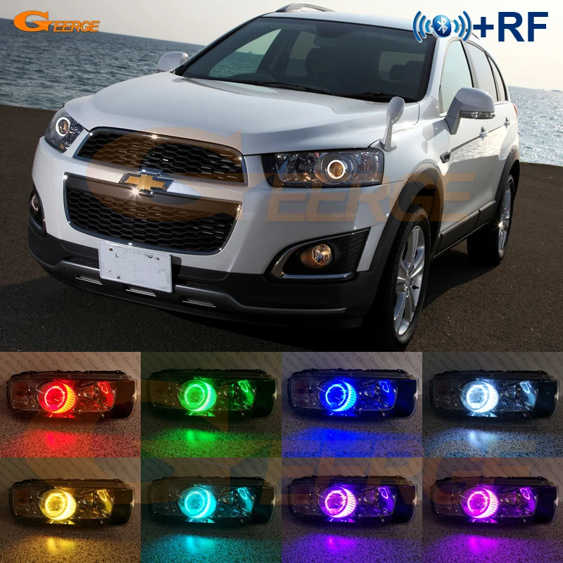 Для Chevrolet Captiva 2011 2012 2013 2015 RF дистанционный Bluetooth APP многоцветный ультра яркий RGB