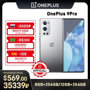 Global ROM Oneplus 9 Pro 5G Smartphone 48MP Camera Snapdragon 888 6.7
120Hz AMOLED 4500mAh Battery 65W fast charging NFC Phone