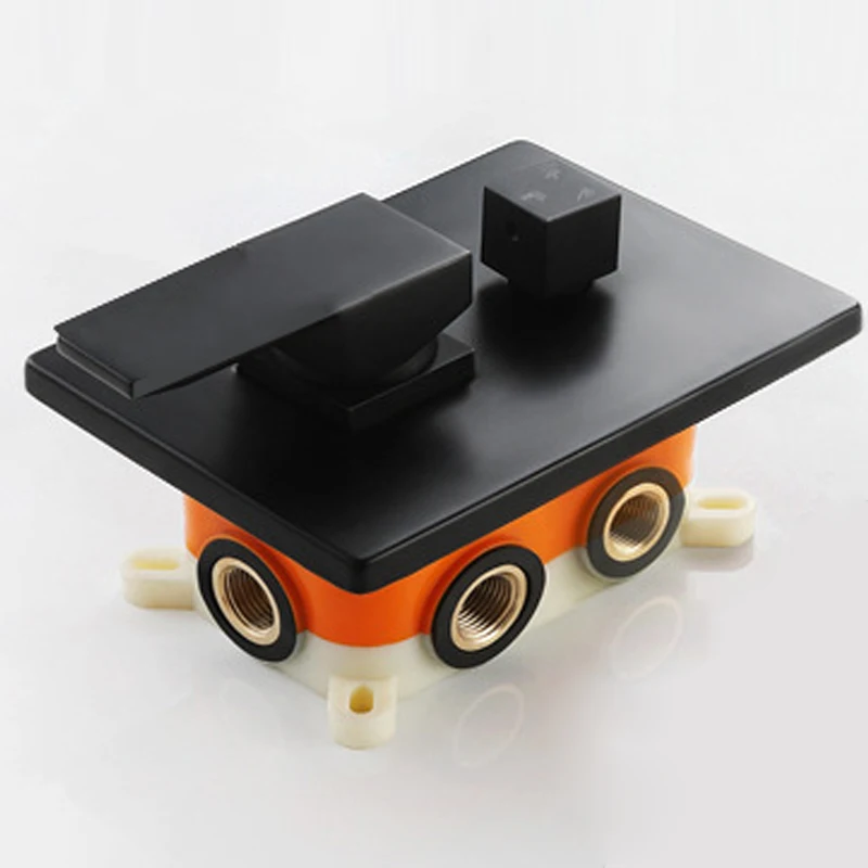 Латунные смесители для душа черный 3 функции душевой контроллер клапан