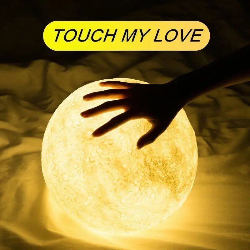 Лунная увлажнитель настольные лампы Украшения в спальню тумана воздуха USB ночные