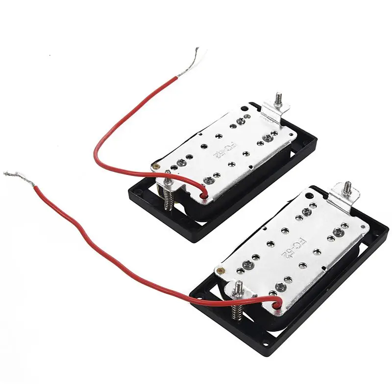 1 Набор из 2 электрогитар с изображением зебры Humbucker двойной катушкой|Детали и