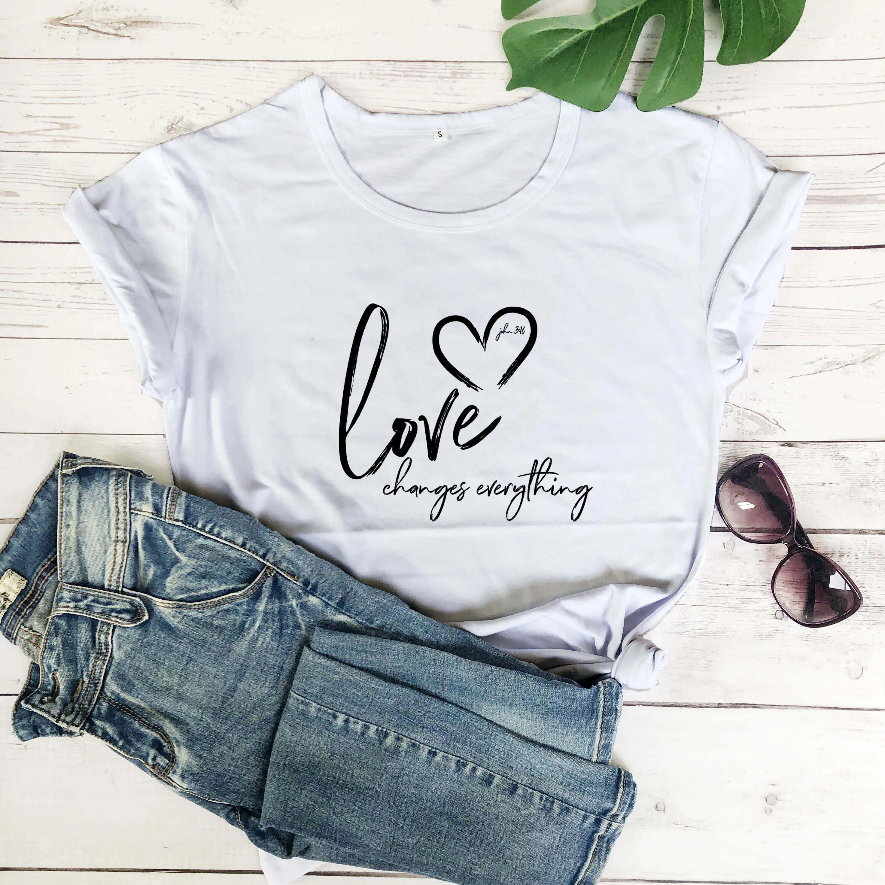 

Women's Graphic Tee Tshirt Valentines Day Faith Based Apparel heart graphic fashion women hipster grunge tumblr cute top P023